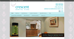 Desktop Screenshot of crescentdentalcare-hale.co.uk